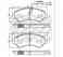 Колодки тормозные дисковые передний для CITROEN JUMPER / FIAT DUCATO(250,290) / PEUGEOT BOXER MAPCO 6846 - изображение