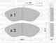 Колодки тормозные дисковые для CITROEN JUMPER / FIAT DUCATO(250,290) / PEUGEOT BOXER METELLI 22-0708-0 - изображение