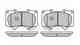 Колодки тормозные дисковые передний для MITSUBISHI PAJERO(V8#W, V9#W) / TOYOTA LAND CRUISER(GRJ12#, KDJ12#, KZJ12#, LJ12#, TRJ12#) MEYLE 025 240 2417/W / MBP0505 - изображение