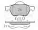 Колодки тормозные дисковые передний для RENAULT CLIO, GRAND, MEGANE, SCENIC MEYLE 025 245 3518 / MBP0615 - изображение