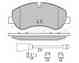 Колодки тормозные дисковые передний для FORD TOURNEO CUSTOM, TRANSIT CUSTOM, TRANSIT MEYLE 025 256 0217 / MBP1603 - изображение