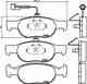 Колодки тормозные дисковые для FIAT BRAVA(182), BRAVO(182), MAREA(185) / LANCIA DELTA(836) MINTEX MDB1733 / 21930 - изображение