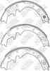 Комплект тормозных колодок задний для DAIHATSU FOURTRAK, ROCKY / TOYOTA DYNA 100, DYNA, HIACE, HILUX, LITEACE / VW TARO NiBK FN2260 - изображение