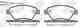Колодки тормозные дисковые передний для CITROEN NEMO / FIAT 500, BRAVO, DOBLO, FIORINO, PANDA, QUBO, SIENA, STILO / FORD KA / OPEL CORSA / PEUGEOT BIPPER NiBK PN0211W - изображение