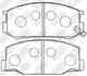 Колодки тормозные дисковые передний для TOYOTA CELICA SUPRA(#A6#), PREVIA(TCR1#,TCR2#), SUPRA(MA60), TARAGO NiBK PN1217 - изображение