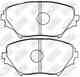 Колодки тормозные дисковые передний для TOYOTA RAV 4(ACA2#,CLA2#,XA2#,ZCA2#) NiBK PN1447 - изображение