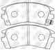 Колодки тормозные дисковые передний для NISSAN AD, SUNNY(N14,Y10) NiBK PN2225 - изображение
