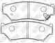 Колодки тормозные дисковые передний для SUZUKI GRAND VITARA(FT), JIMNY(FJ), VITARA(ET,TA) NiBK PN9301 - изображение