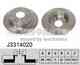 Тормозной диск NIPPARTS J3314020 - изображение