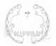 Комплект тормозных колодок для TOYOTA CALDINA, COROLLA FX, COROLLA LEVIN, COROLLA, RAUM, SPRINTER CARIB, SPRINTER NIPPARTS J3502034 - изображение
