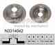 Тормозной диск NIPPARTS N3314042 - изображение