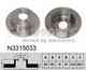 Тормозной диск NIPPARTS N3315033 - изображение