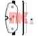 Колодки тормозные дисковые для LAND ROVER DISCOVERY(LA,LA#,TAA), RANGE ROVER(LM,LS) NK 224030 / WVA 24191/18,2 - изображение