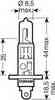Лампа накаливания H1 12В 55Вт +110% OSRAM OSRAM NIGHT BREAKER UNLIMITED 64150NBU-01B - изображение