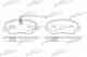 Колодки тормозные дисковые передний для CITROEN C8, JUMPY / FIAT SCUDO, ULYSSE / LANCIA PHEDRA / PEUGEOT 807, EXPERT PATRON PBP1566 - изображение