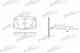 Колодки тормозные дисковые передний для DAEWOO NEXIA / OPEL ASCONA, CORSA, KADETT, MANTA, OMEGA, REKORD E, VECTRA PATRON PBP173 - изображение