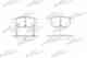 Колодки тормозные дисковые задний для TOYOTA AURIS(ADE15#, NDE15#, NRE15#, ZRE15#, ZZE15#), IQ(KGJ1#, KPJ1#, NGJ1#, NUJ1#), YARIS(KSP9#, NCP9#, NSP9#, SCP9#, ZSP9#) PATRON PBP4042 - изображение
