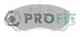 Колодки тормозные дисковые передний для CHRYSLER SEBRING / JEEP COMPASS, PATRIOT / MITSUBISHI GALANT, LANCER, OUTLANDER, SPACE RUNNER PROFIT 5000-1621 - изображение