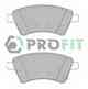 Колодки тормозные дисковые передний для FIAT SEDICI(FY#) / SUZUKI SX4(EY,GY) PROFIT 5000-1875 - изображение