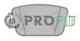 Колодки тормозные дисковые задний для FORD FOCUS, GALAXY, KUGA, MONDEO, S-MAX / LAND ROVER FREELANDER / VOLVO S80, V70, XC70 PROFIT 5000-1917 - изображение