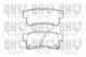Колодки тормозные дисковые | зад | QUINTON HAZELL BP1387 - изображение
