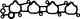 Прокладка впускного коллектора REINZ 71-52661-00 - изображение