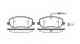 Колодки тормозные дисковые передний для CITROEN C8, EVASION, JUMPY / FIAT SCUDO, ULYSSE / LANCIA PHEDRA / PEUGEOT 807, EXPERT REMSA 0879.12 / PCA087912 - изображение