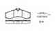 Колодки тормозные дисковые передний для MERCEDES SPRINTER(901, 902, 903, 904, 905) / VW LT(2, 2DA, 2DB, 2DC, 2DD, 2DE, 2DF, 2DH, 2DK) REMSA 0614.00 / PCA061400 - изображение