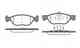 Колодки тормозные дисковые передний для FIAT PUNTO(188,188AX) REMSA 0587.00 / PCA058700 - изображение