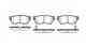 Колодки тормозные дисковые задний для HYUNDAI SANTA FE(SM) REMSA 0746.12 / PCA074612 - изображение