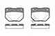 Колодки тормозные дисковые задний для SUBARU IMPREZA(GD,GG) REMSA 0365.21 / PCA036521 - изображение