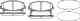 Колодки тормозные дисковые передний для HONDA ACCORD(CU) REMSA 1390.02 / 24766 - изображение