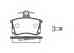 Колодки тормозные дисковые задний для AUDI A4(8D2,8D5,B5), COUPE(89,8B) REMSA 0135.40 / PCA013540 - изображение