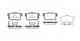 Колодки тормозные дисковые задний для HONDA ACCORD(CU), CR(RD#), FR(BE) / SUZUKI SWIFT(EZ,MZ) REMSA 0325.04 / PCA032504 - изображение