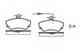 Колодки тормозные дисковые передний для RENAULT ESPACE(J/S63#) REMSA 0409.12 / PCA040912 - изображение
