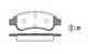 Колодки тормозные дисковые передний для CITROEN BERLINGO(M#,MF), C4(LA#,LC#) / PEUGEOT PARTNER(5,5F) REMSA 0840.30 / PCA084030 - изображение