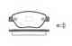 Колодки тормозные дисковые передний для FIAT DOBLO(119,223), IDEA(350#) / LANCIA DELTA(844), MUSA(350) REMSA 0859.10 / PCA085910 - изображение