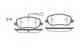Колодки тормозные дисковые передний для FIAT CROMA(194) REMSA 0879.31 / PCA087931 - изображение