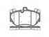 Колодки тормозные дисковые передний для PORSCHE CAYENNE(955,9PA) REMSA 1140.00 / PCA114000 - изображение