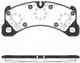 Колодки тормозные дисковые передний для PORSCHE CAYENNE(92A), MACAN(95B) REMSA 1345.50 / PCA134550 - изображение
