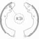 Комплект тормозных колодок задний для MITSUBISHI CARISMA, COLT, GALANT, LANCER, MIRAGE, SPACE RUNNER, SPACE STAR / TOYOTA HILUX REMSA 4646.00 / ZCA464600 - изображение