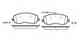 Колодки тормозные дисковые передний для CITROEN C8(EA#,EB#) / FIAT ULYSSE(179AX) / LANCIA PHEDRA(179) / PEUGEOT 807(E) ROADHOUSE 21393.02 / 24840 - изображение