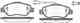 Колодки тормозные дисковые передний для CITROEN NEMO / FIAT 500, DOBLO, FIORINO, LINEA, PANDA, PUNTO, QUBO / FORD KA ROADHOUSE 21100.11 / PSX2110011 - изображение