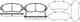Колодки тормозные дисковые передний для HONDA CR(RE) ROADHOUSE 21171.12 / PSX2117112 - изображение