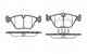 Колодки тормозные дисковые передний для BMW 5(E34,E39) ROADHOUSE 2270.15 / PSX227015 - изображение