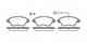 Колодки тормозные дисковые передний для CITROEN NEMO / FIAT BRAVO, DOBLO, FIORINO, QUBO, SIENA, STILO Multi, STILO / PEUGEOT BIPPER ROADHOUSE 2858.01 / PSX285801 - изображение