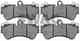Колодки тормозные дисковые передний для PORSCHE CAYENNE(955,9PA) / VW TOUAREG(7L6,7L7,7LA) SWAG 30 91 6459 / 23962 - изображение