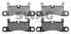 Колодки тормозные дисковые задний для PORSCHE CAYENNE(92A), PANAMERA(970) / VW TOUAREG(7P5) SWAG 30 91 6809 / 24721 - изображение