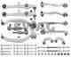 Ремкомплект поперечного рычага подвески SWAG 30 92 1502 - изображение