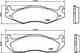 Колодки тормозные дисковые для HUMMER HUMMER H1 / JEEP CHEROKEE(XJ), COMANCHE(MJ), WRANGLER(SJ#,YJ) TEXTAR 2182001 / 21820 - изображение
